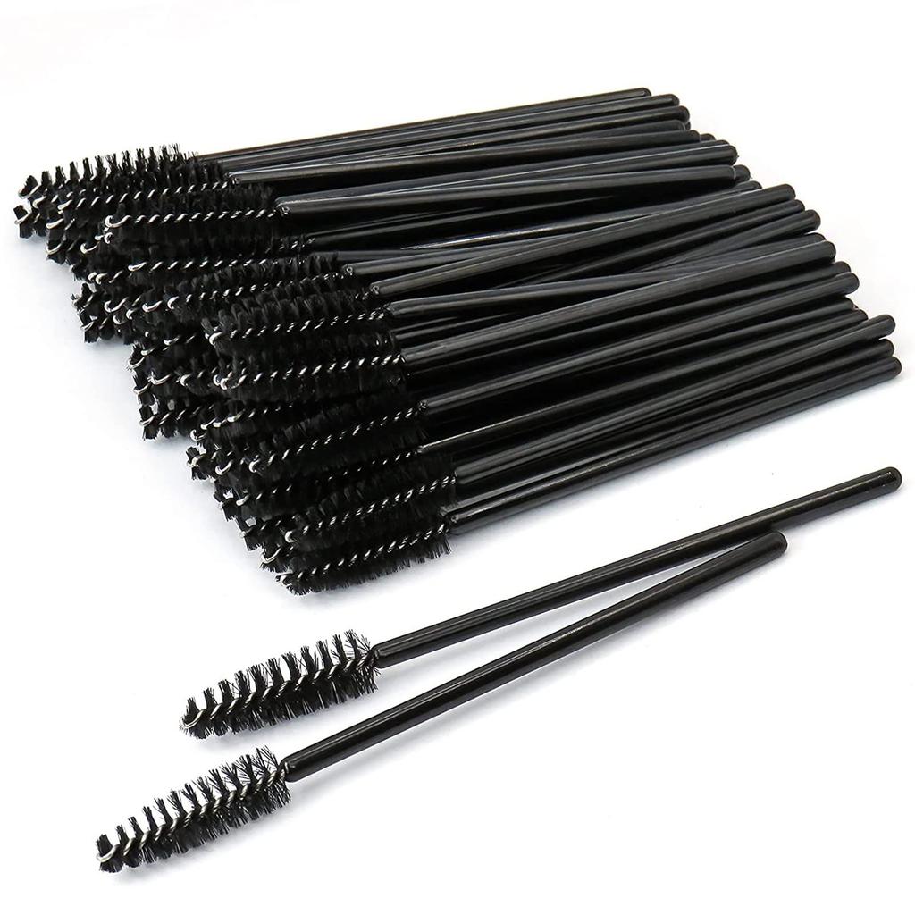 Samcos Disposable Eyelash Eyebrow Screw for Eye Makeup and Eyelash Easy To Suitable for Brushes, 100pcs, Brush, Brush, Extensions, Carry, Beginners'