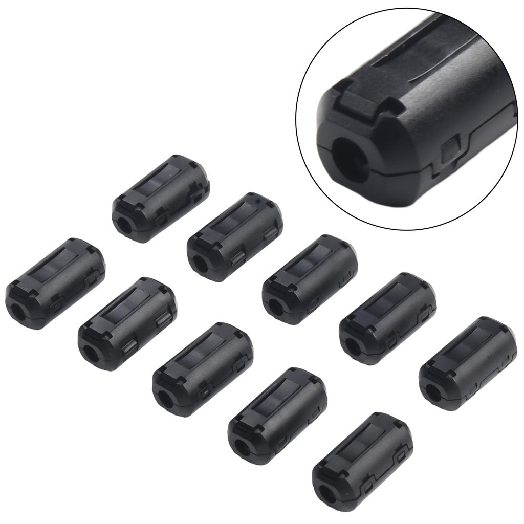 10Pcs TDK 5mm Ferrite Core Noise Suppressor Filter Ring Cable Clamp RFI EMI For 5mm Diameter Cables Clips