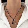 Exquisite Clavicle Chain Elegant Scrub Bow Pendant Necklace for Women Minimalism Personalization Charm Jewerly Birthday Gift