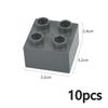 MOC Big Size Bulk Bricks Thick Building Blocks Educational Kid Creative Toys Slope Thin Large Particles Compatible With Duploes