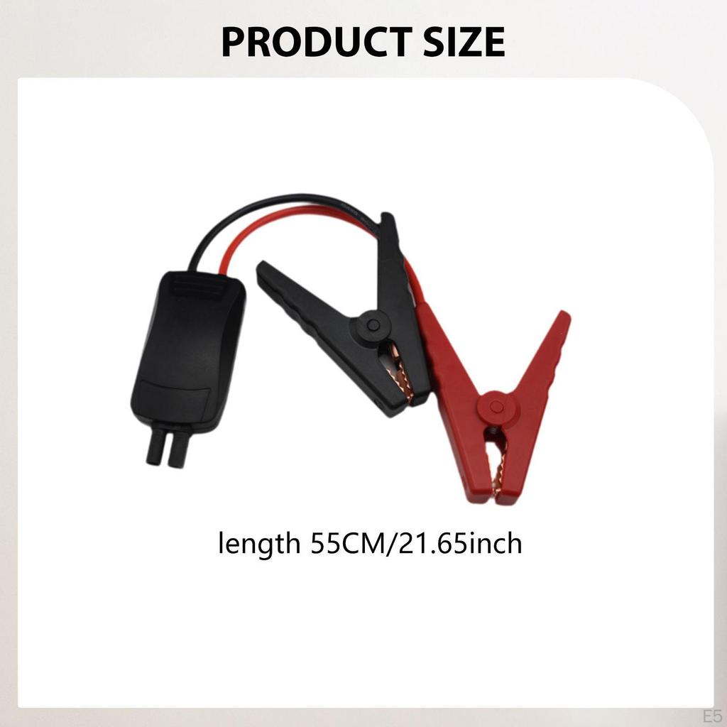 Car Emergency Cable, Battery Clamp, Practical Double Layered Copper Clamp