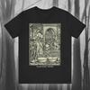 Graveyard Music Goth T-shirt Dance of Death Goth T-shirt Mementos of Death Scary Dance Ghost Top Unisex Short-sleeved T-shirt