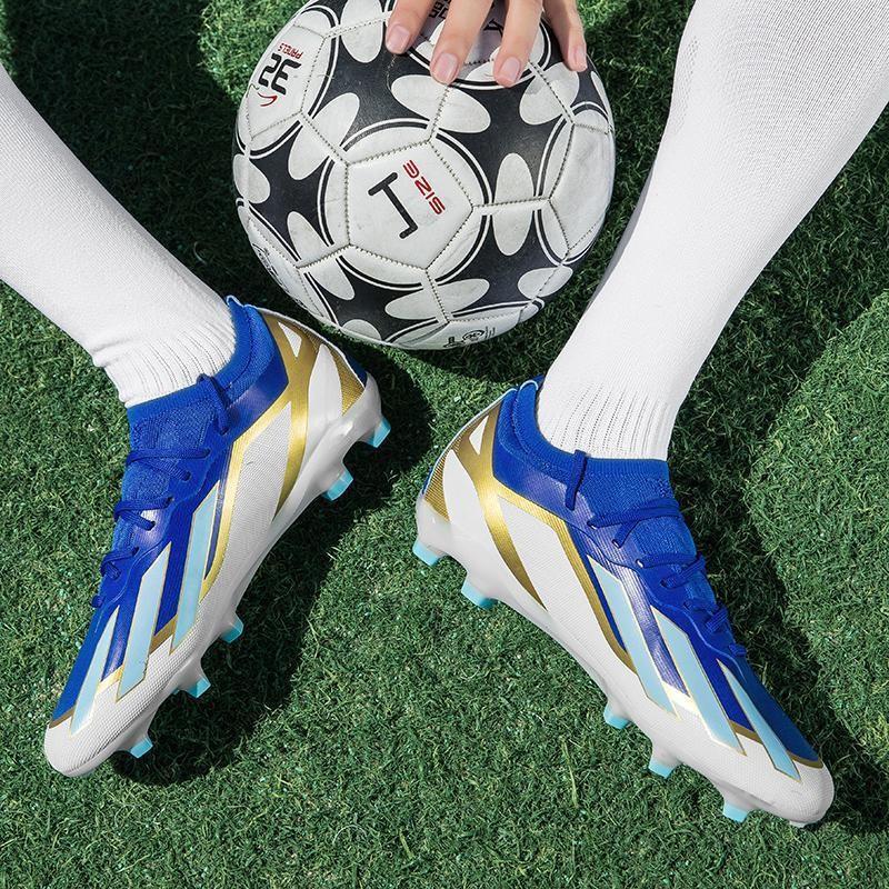 Falcon Messi X23 Series Long Nail Football Shoes Boys and Girls Students Artificial Flat Broken Nails Non-slip 35-45