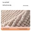 Chenilowa Mata Łazienkowa Antypoślizgowy Spód Pluszowy Miękki Chłonny Dywanik do Sypialni Łazienki Przedpokoju Można Prać w Pralkce Dekoracja Domu