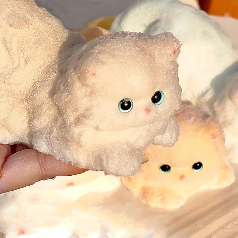 

Silicone Persian Cat Doll Squeeze Toy Slow Rebound Cat Fidget Toy Office Style 4
