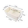 Food Storage Organizer Creative Dried Fruit Plate Double Layer for Living Room Dining Table