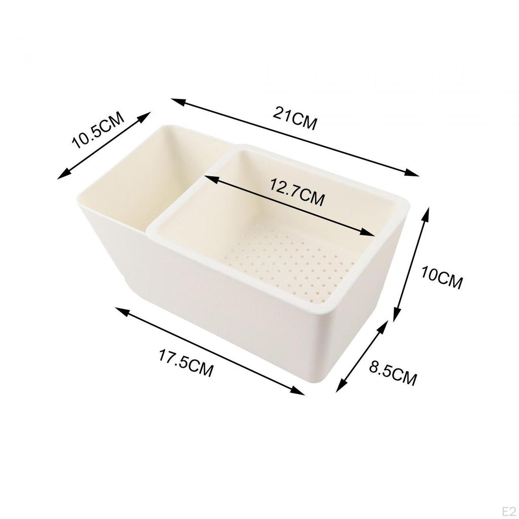 Food Storage Organizer Creative Dried Fruit Plate Double Layer for Living Room Dining Table