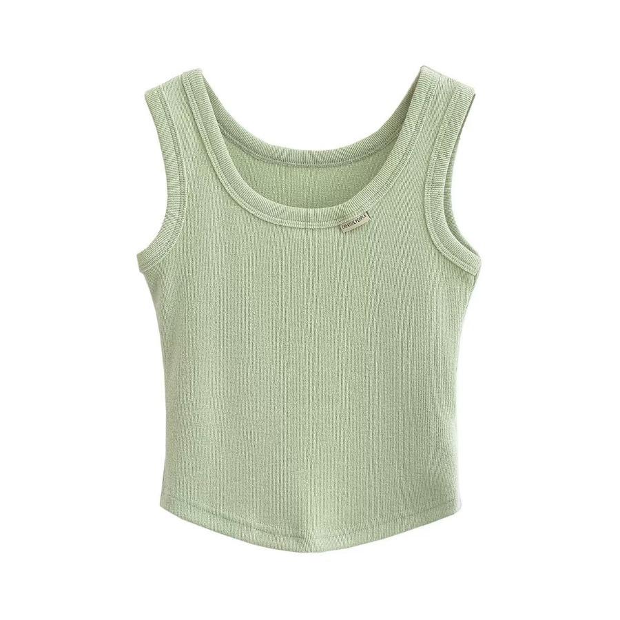 

Летние женские майки, белые тонкие короткие футболки без рукавов, женская спортивная одежда L