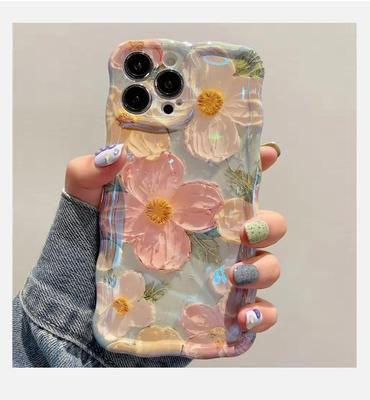 Husă Telefon Pictură în Ulei Retro 2025 Pentru iPhone 13 14 15 16 ProMax 12 11 Lux cu Imprimeu Floral Silicon Antishock Decor Artistic