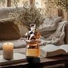 Whiskey Bottle Hunting Dog Alcohol Decanter Liquor Bottle Airtight Alcohol Holder Container Home Decor for Brandy Bourbon