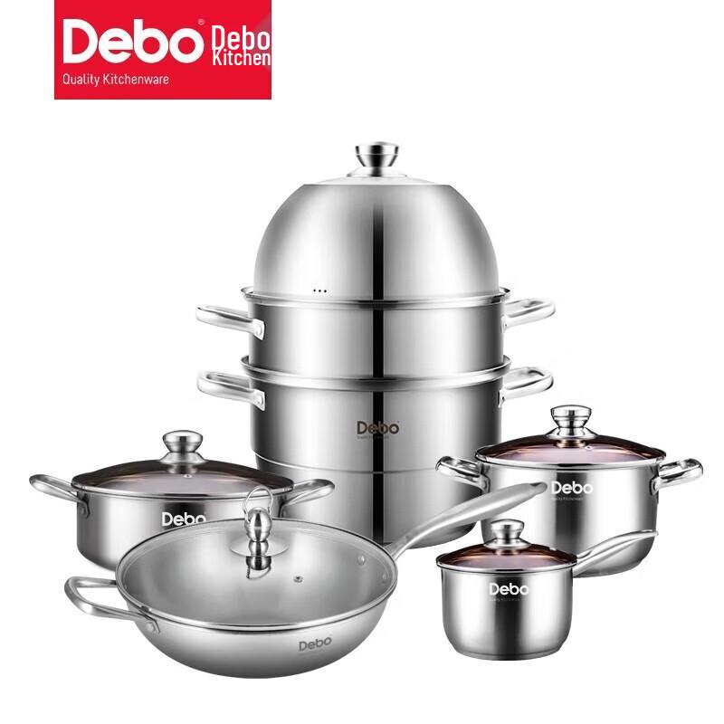 DePbo Stockholm 5-Piece Cookware Set