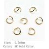 Wedding Anniversary Jewelry Materials Open Jump Rings 5 Colors 6 Sizes Accessories Parts Souvenir Accessories Parts