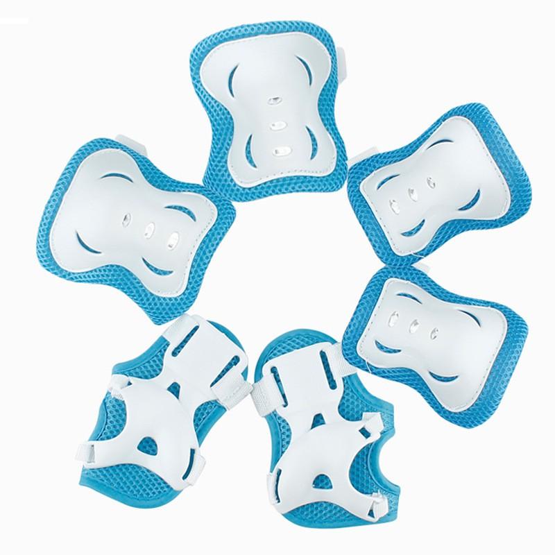Kids Cycling Protective Gear Set - Knee Elbow Wrist Pads Bike Skateboard Scooter Safety Equipment