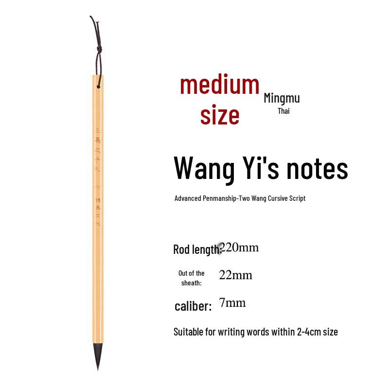 

Ван Сичжи Рулонный набор кистей для каллиграфии: Малый устав и полукурсивный скорописный стиль с кистями из фиолетового и смешанного ворса.