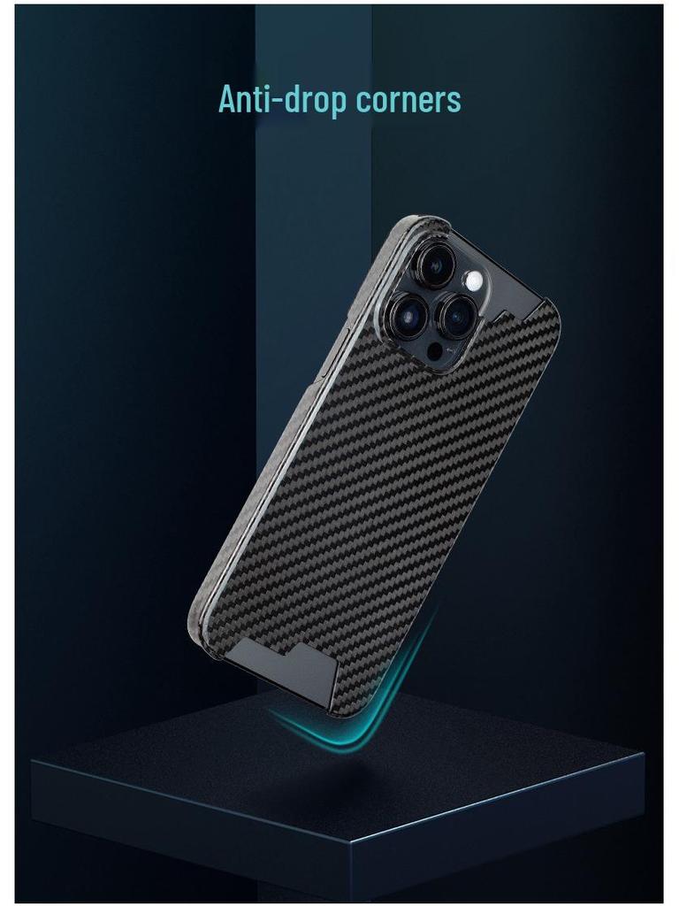 Real Carbon Fiber iPhone 14 Case by T-carbon