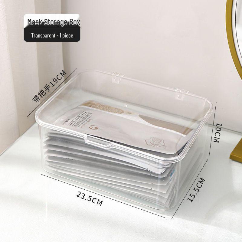 Clear Acrylic Skincare and Nail Polish Desktop Drawer Organizer