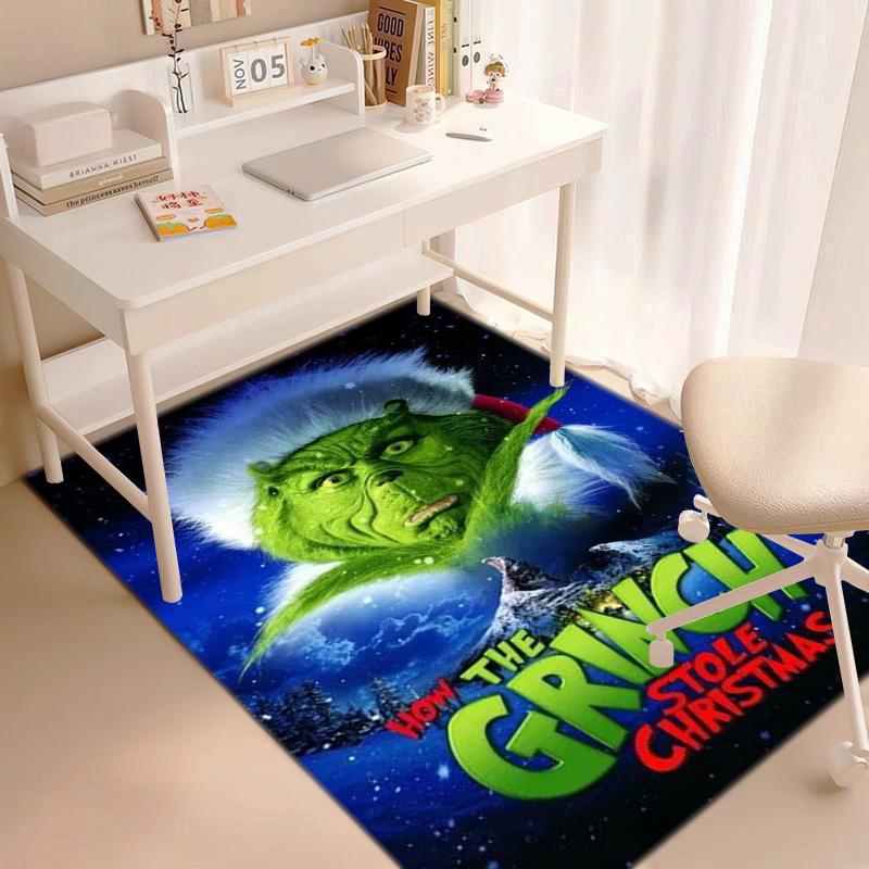 Christmas Gift Comedy Movie How the Grinch Stole Christmas carpet home living room decoration table and chairs anti slip door mat carpet A16