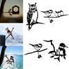 Tree Creative Metal Bird Art Branch Sign Rustic Hang Ld Home Garden Yard Decor