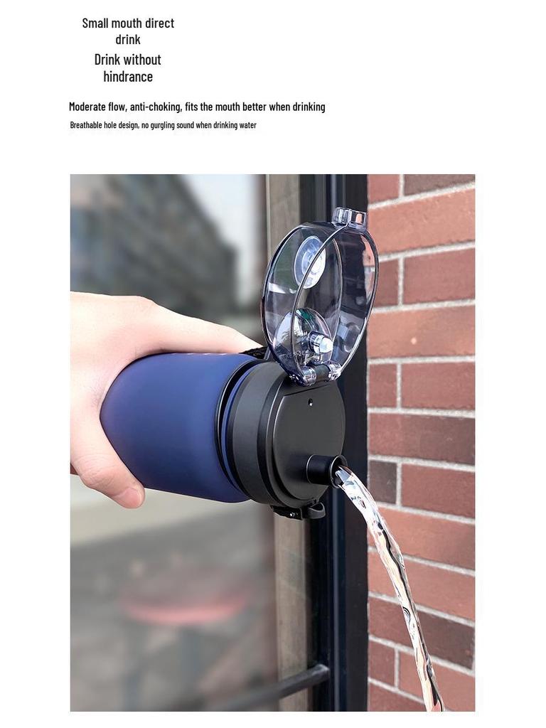 Gradient Color Sports Water Bottle - Large Capacity, Portable for Fitness and Outdoors