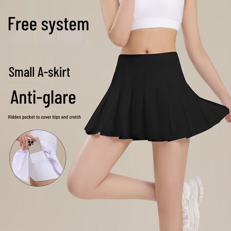 Women's Athletic Pleated Skirt with Inner Shorts