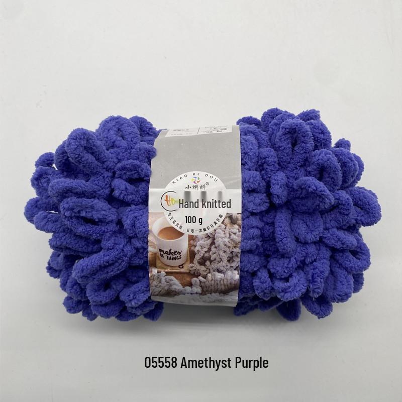 Finger Yarn Donut DIY Knitted Pillow/Blanket - Medium Thick