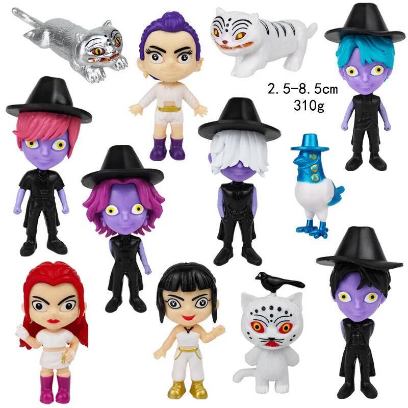 Kpop Demon Hunters Figure Toy Derpys Tiger Huntrix Rumi Zoey Mira Sussy Figure K Pop Demon Hunters Goods Merch Figurine Ornament