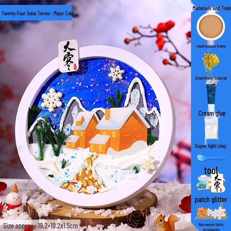 Children's DIY Creative Plate Painting Kit - Shell Design Ornaments