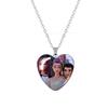 Anime K-pop Demon Heart Shape Pendant Necklace Cartoon Character Idol Jewelry Gifts