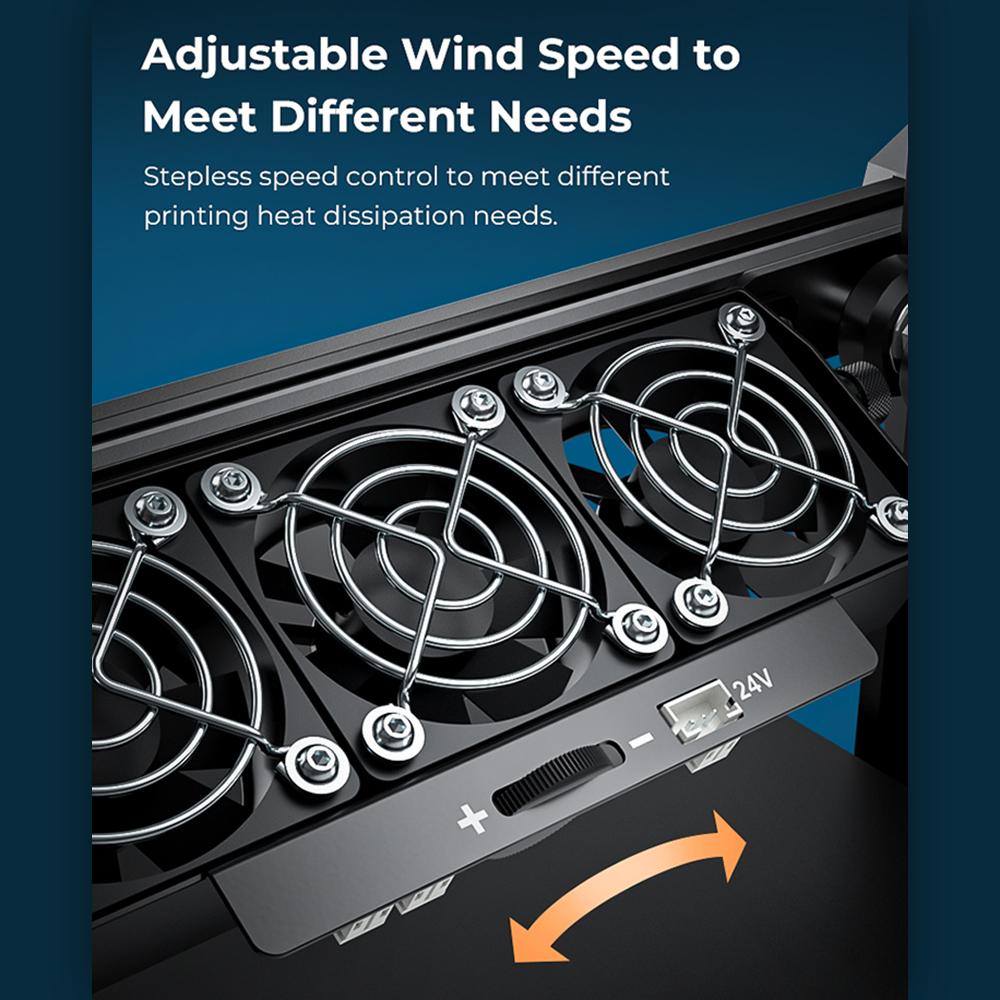 Creality Sada chlazení ventilátorem Rychlý odvod tepla pro vysokorychlostní tisk pro Ender3Ender3