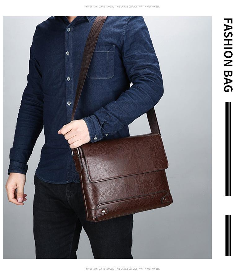New Large Capacity Men's Casual Crossbody Messenger Bag