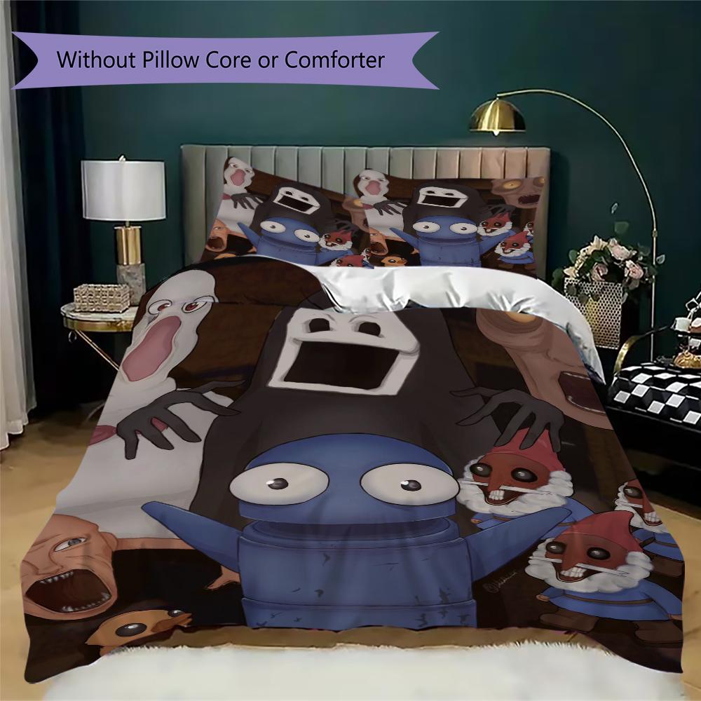 REPO Pattern Bedding Uilt Set Uilt Cover Pillowcase Home Decoration Birthday Gift (1 * Duvet Cover + 2 * Pillowcase Without Core)132
