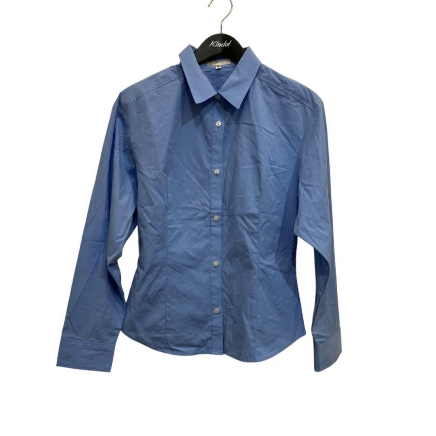 Mousy moussy 25AW OVER SHOULDER FIT long sleeve shirt 010IA130-4421 Sky Blue Size: Free