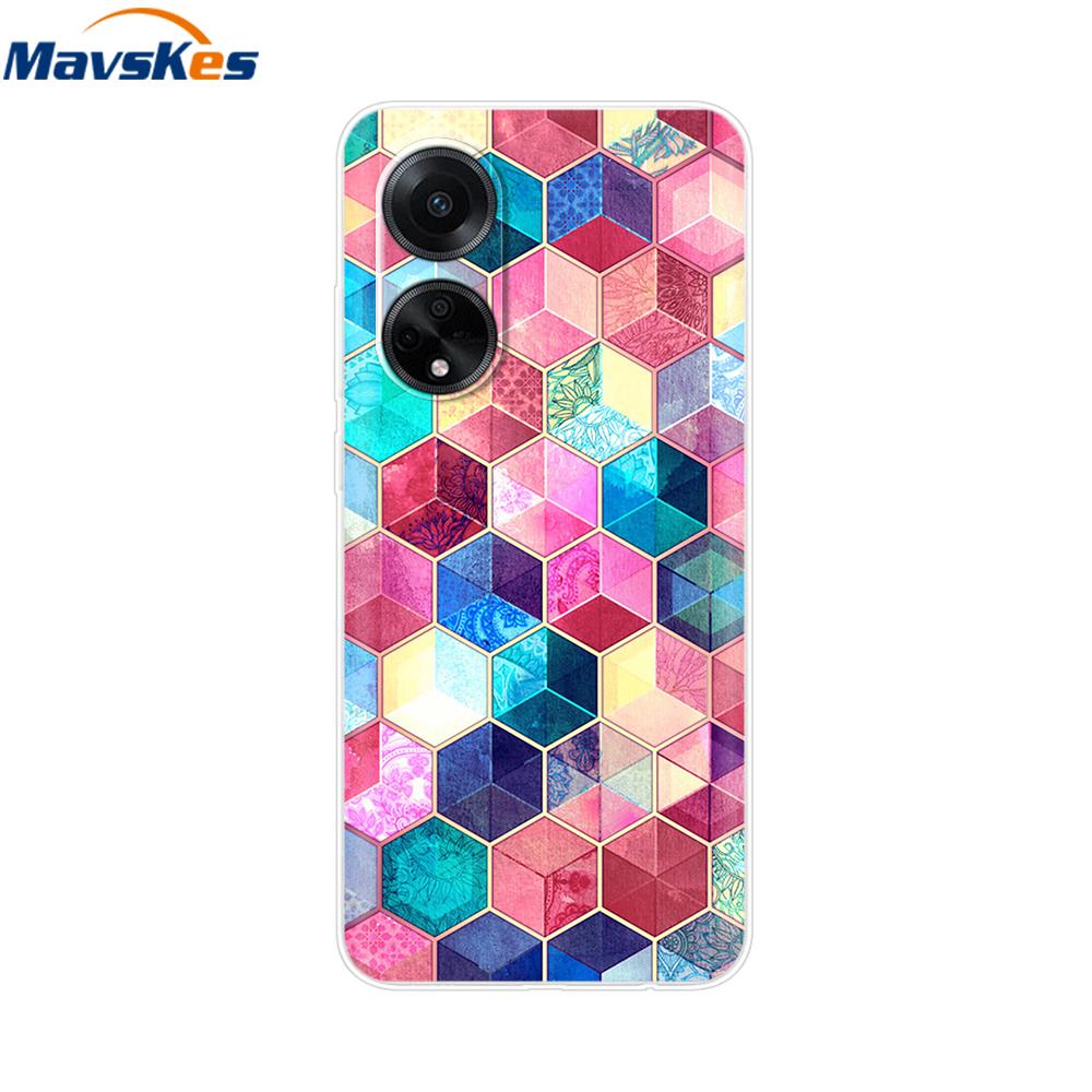 Phone Case For OPPO A98 5G Case CPH2529 Bumper Cute Cartoon Soft Silicone Back Cover for Oppo A98 5G A 98 OPPOa98 Fundas Coque