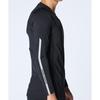 Under Armour UA HeatGear Priliehavé Nové Dlhý Rukáv Okrúhly Výstrih Tričko Golf Čierna Modrá Sivá M Pánske
