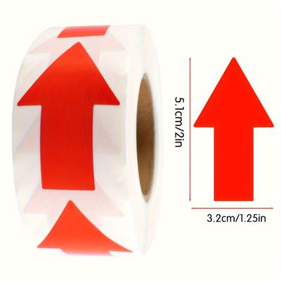 1 Rolle Pfeil-Aufkleber-Etiketten, Selbstklebende Pfeilform-Schilder Markierungsaufkleber für Scrapbooking, DIY-Basteln & Organisieren