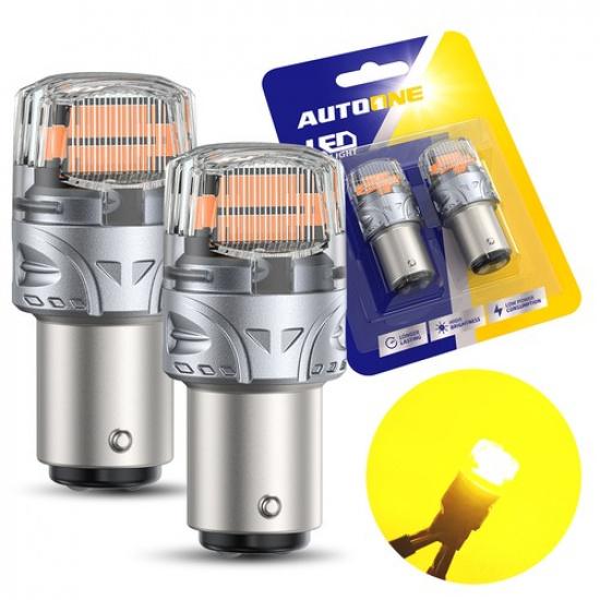 1157 LED Brake Turn Bulb Signal Stop Golden Light BRS Series Yellow Red White