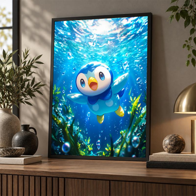 5D Diamond Painting Piplup DIY Full Drill Diamond Art Kit Home Decoration