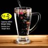 Sichun Household Transparent Glass Mug with Handle