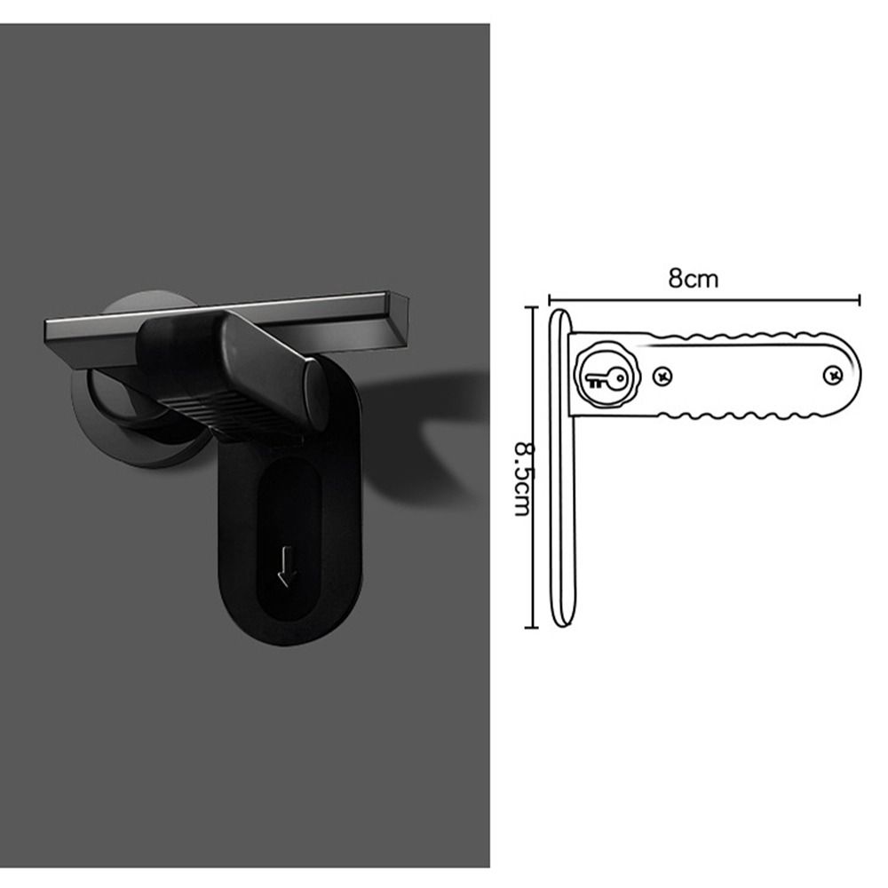Anti-pinch Door Handle Lock Transparent Safety Protection Buckle New Child Safety Lock  Door Handle