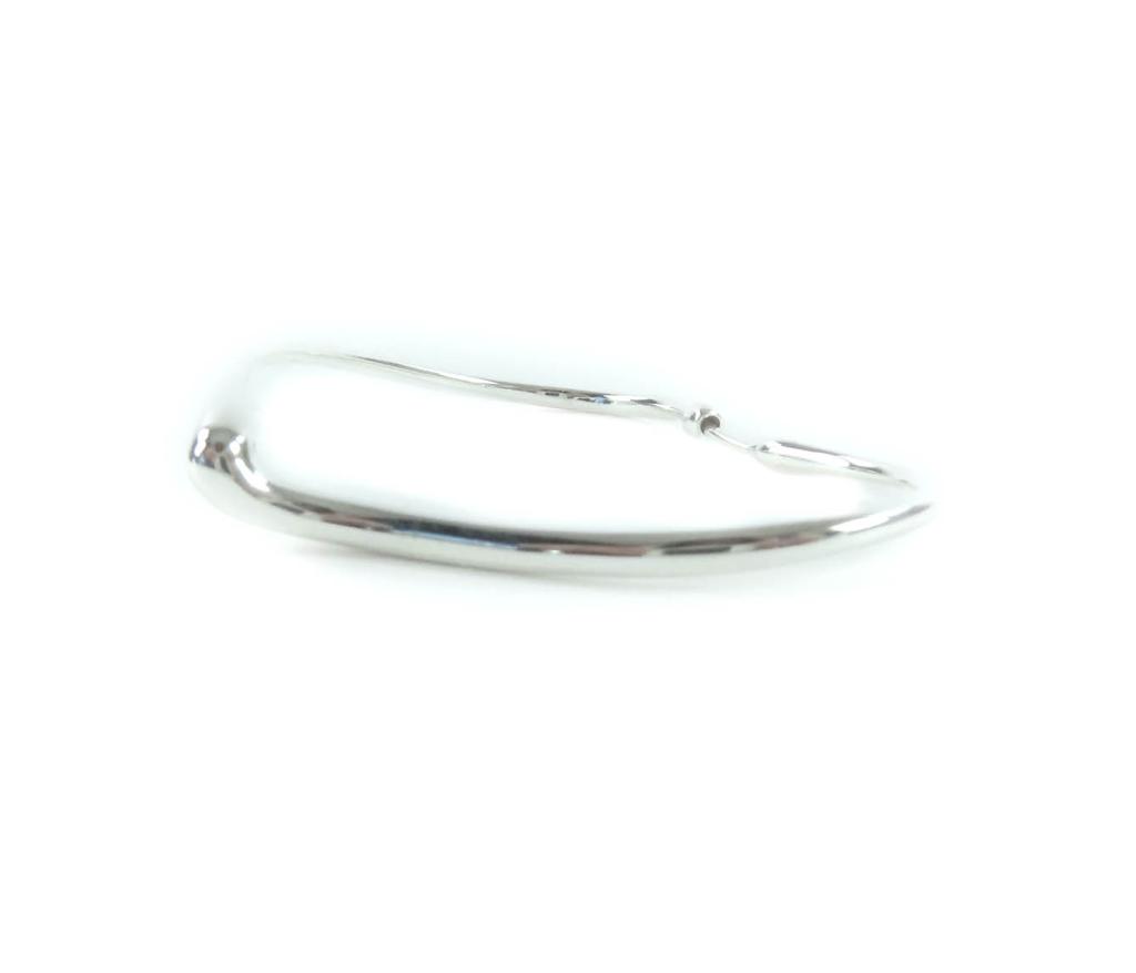 Excellent TIFFANY&Co. Pierce Open Heart Hoop Pierce, Medium Silver AG925 Women Used