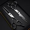 6.0" Little Dragon Handle Napsun Hairdressing Scissors - Barber, Straight, Bangs, Serrated, Thinning.