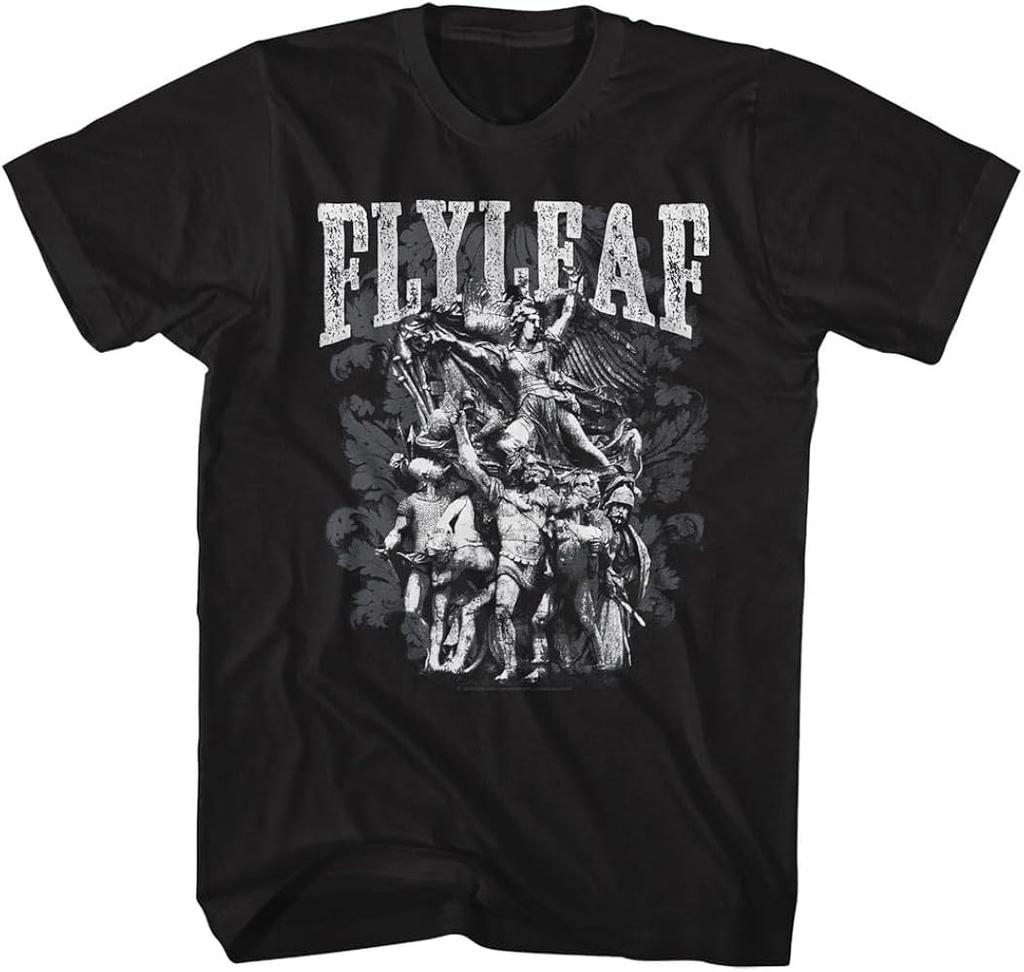 Vtg Flyleaf Rockband Zwaar Katoen Zwart T-shirt Voor Mannen Alle Maten UR151