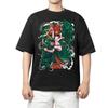 Japan Anime One Piece Roronoa Zoro Manga Graphic Print T-shirt Men Women Streetwear Y2k Harajuku Fashion Casual Oversized Top Cotton Summer New Tee