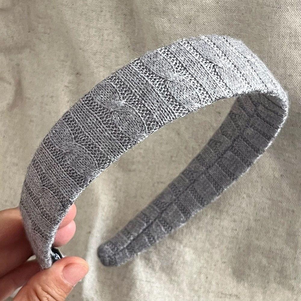 Soft Cable Knit Headband Knitting Construction Hair Hoop Accessories Hair Accessories Use