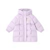 B.Duck Girls' Mid-Length Down Jacket