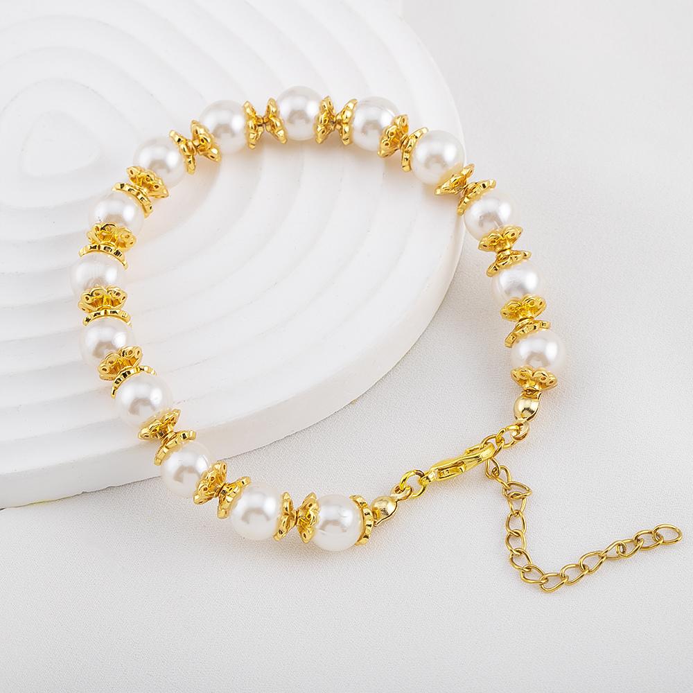 10pcs 15pcs 20pcs 18K Gold Plated Leaf Flower Bead Caps Bracelet Necklace Crafts Round Bead Cap DIY Jewelry Making Accessories