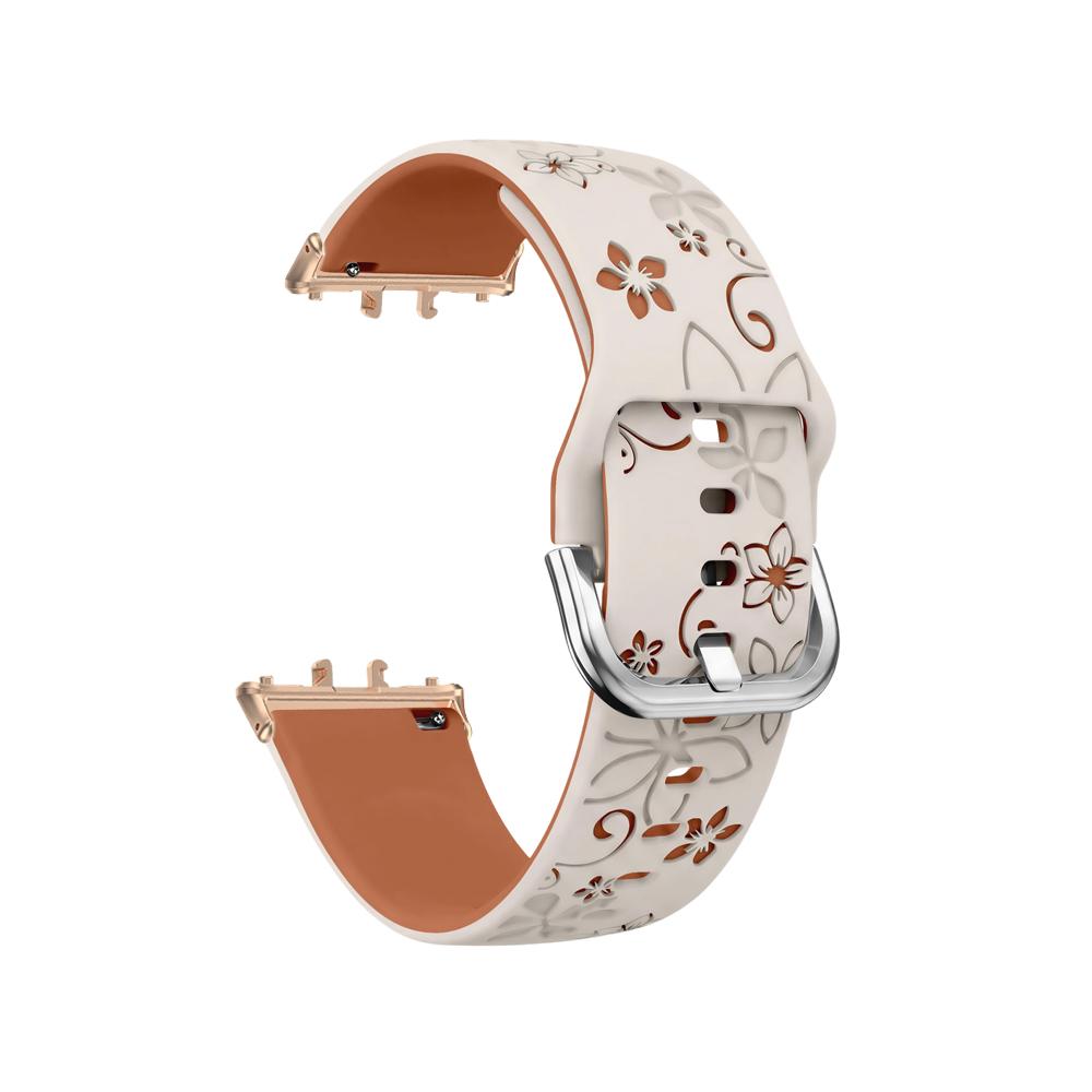 Silikon-Präge-Uhrenarmband für Galaxy Fit3 Wasserdicht und schweißfest Weich und bequem Sport-Uhrenarmband für Galaxy Fit3