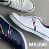Maubus Men's Genuine Leather Casual Walking Shoes, Current Model MELNIK (White/France, 25-Point Measurement, 0-Centimeter)