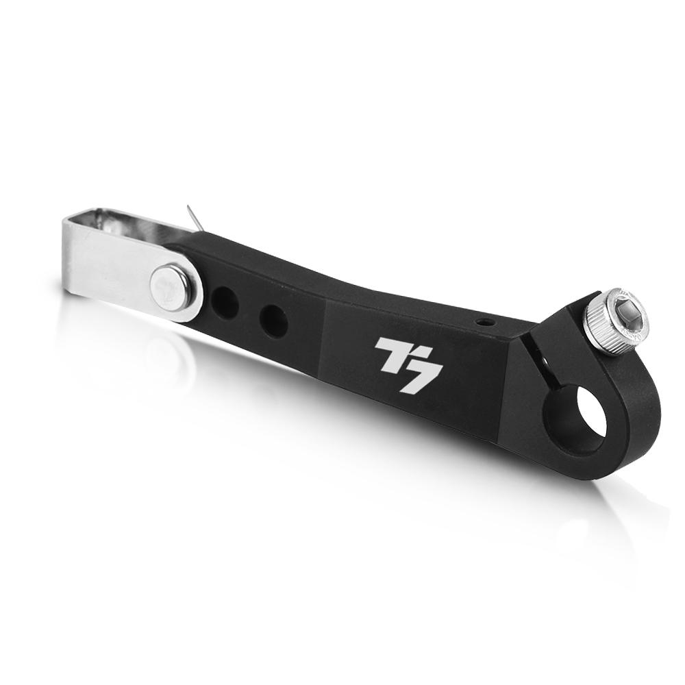 Для YAMAHA TENERE 700 T7 19-21 Удлинитель рычага сцепления Система рычага сцепления с легким вытягиванием Система сцепления с мягким вытягиванием одним пальцем T7 logo