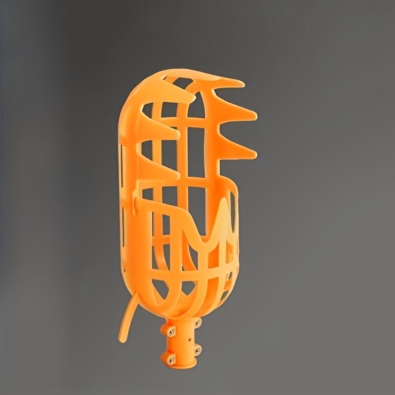 Yellow Polypropylene Fruit Picker Lightweight Reusable Ergonomic for Garden Harvesting Orchard Farm Food Safe Tool 1PC